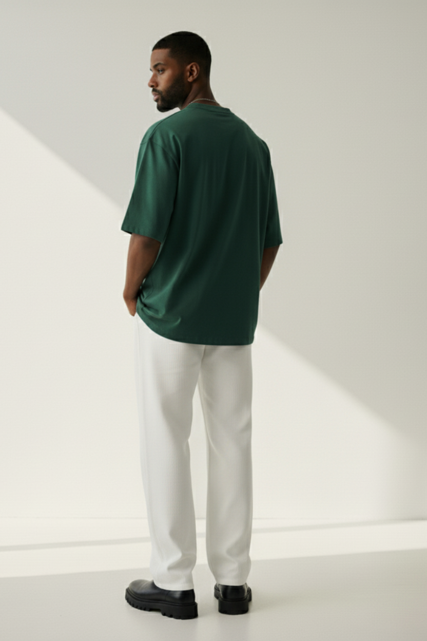 Men’s Oversized Premium Plain T-Shirt – Soft Cotton, Casual wear