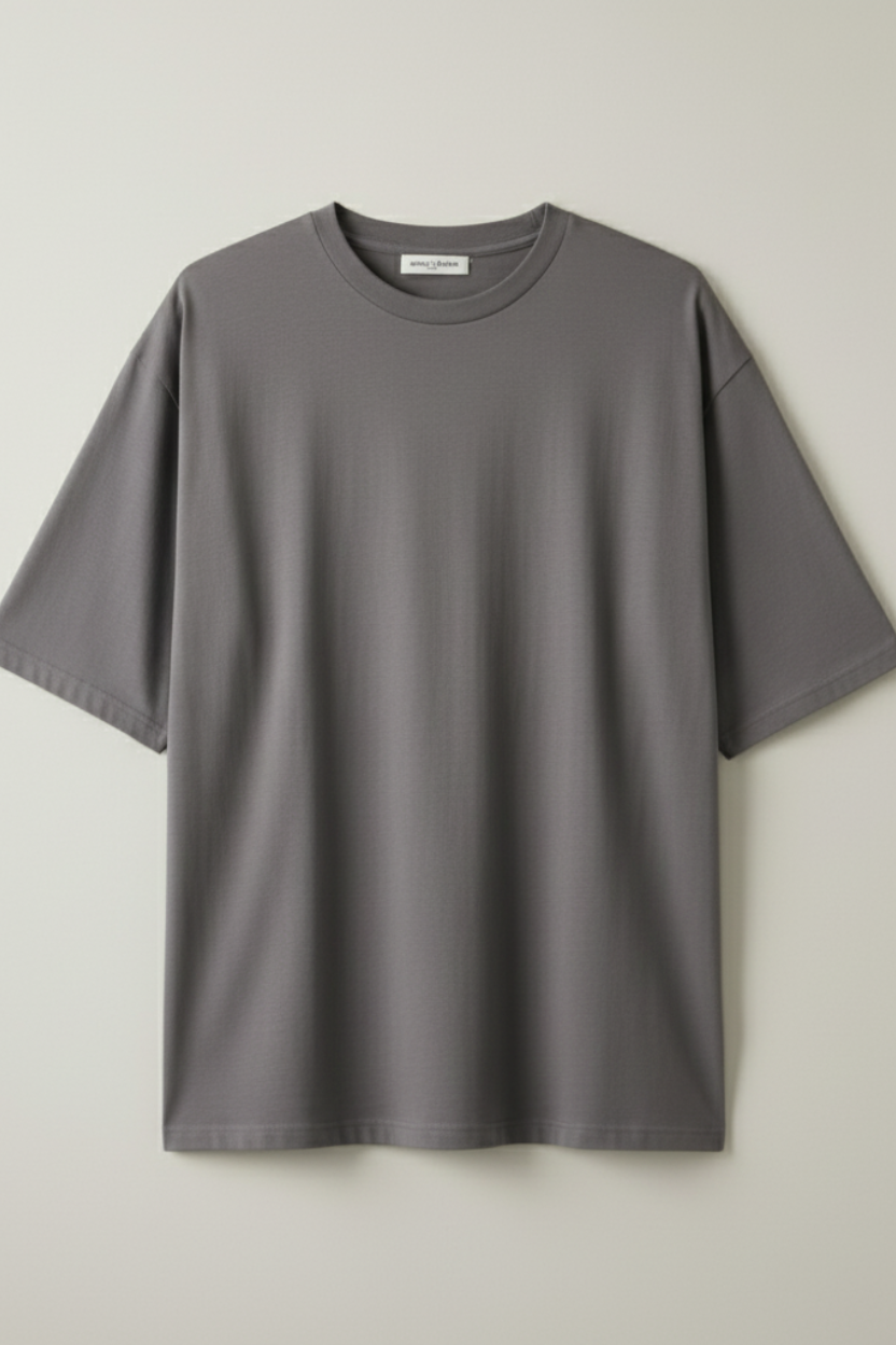Men’s Oversized Premium Plain T-Shirt – Soft Cotton, Casual wear