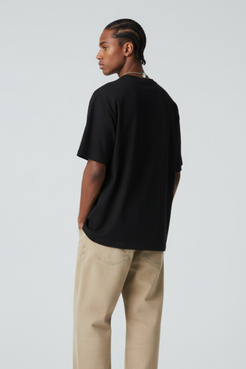 Men’s Oversized Premium Plain T-Shirt – Soft Cotton, Casual wear