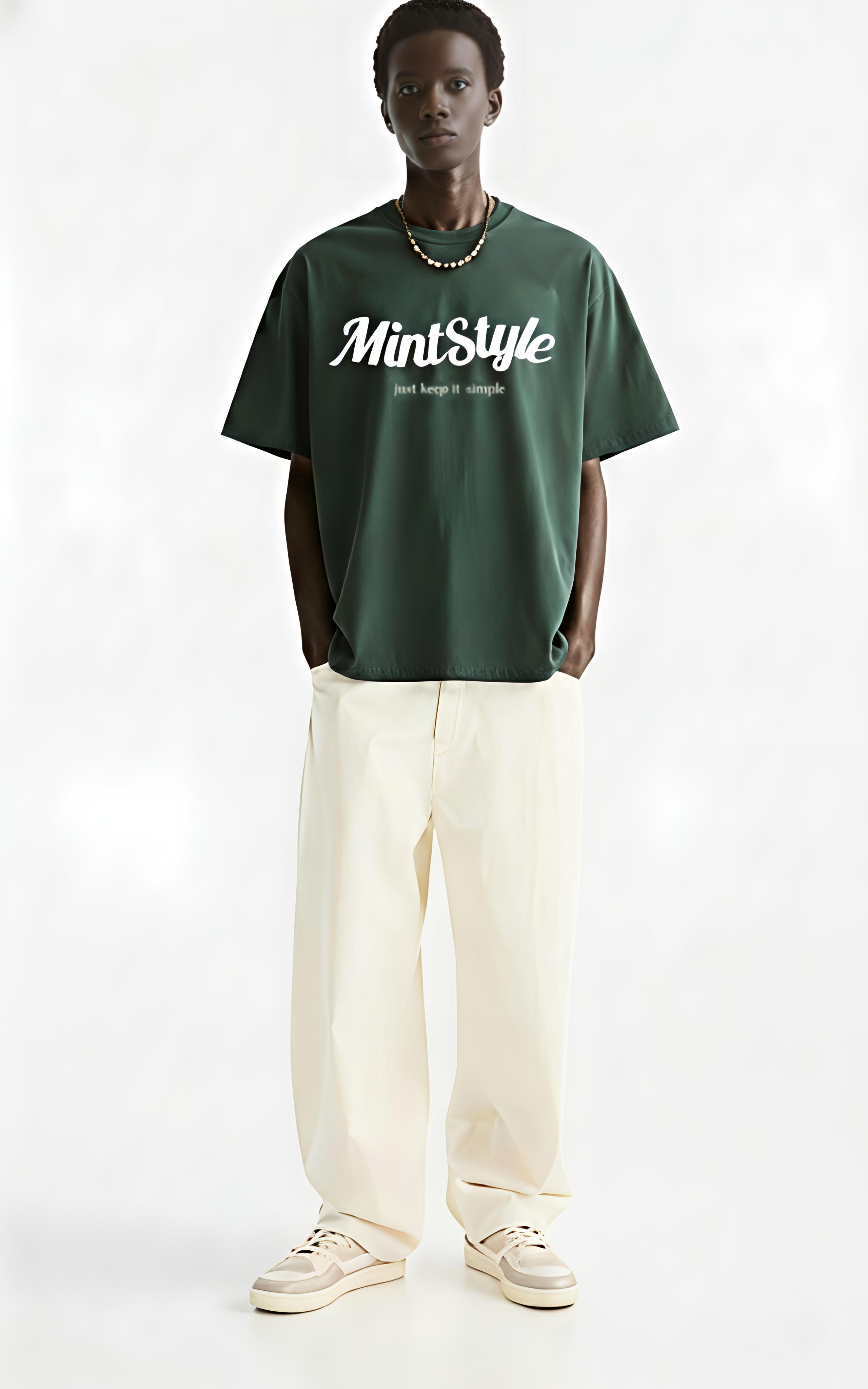 Mintstyle oversized tee - just keep it simple
