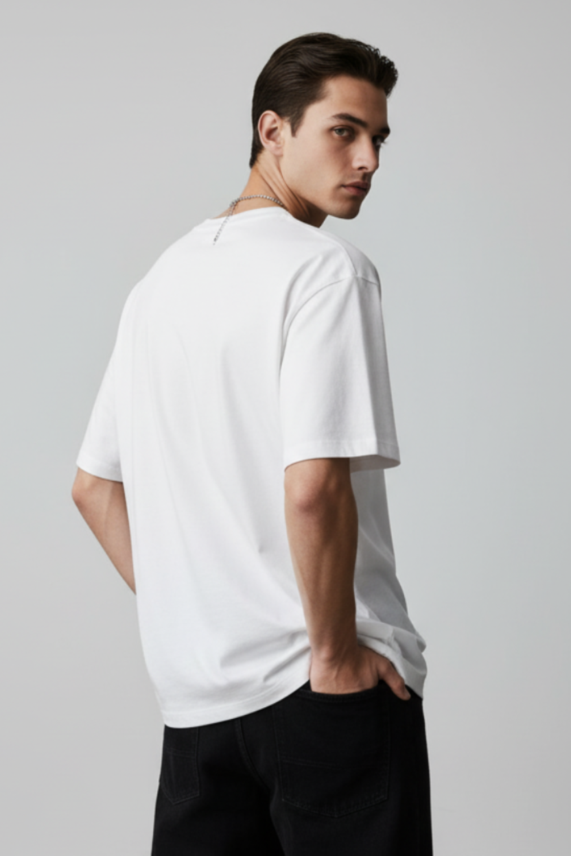 Men’s Oversized Premium Plain T-Shirt – Soft Cotton, Casual wear